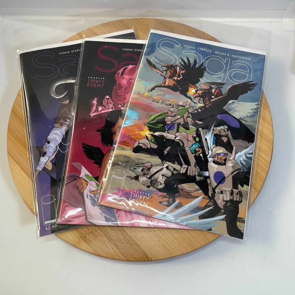 Image Comics Saga Lot #37 - #39 2015 1st Print Comic Books Brian K Vaughn